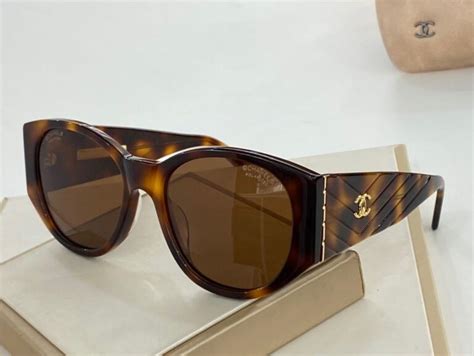 chanel sunglasses 5411|CHANEL Oval Sunglasses 5411.